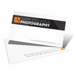 UV coated business cards